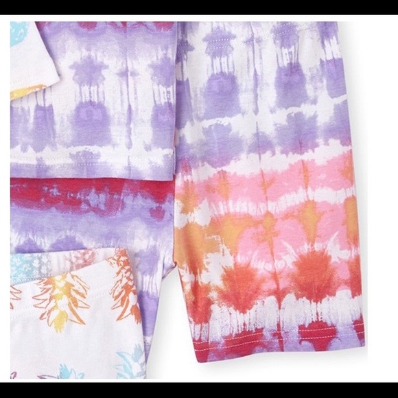 NWT 6x 7 ALOHA pineapple rainbow 4p pajamas childrens place summer easter spring - Picture 3 of 12